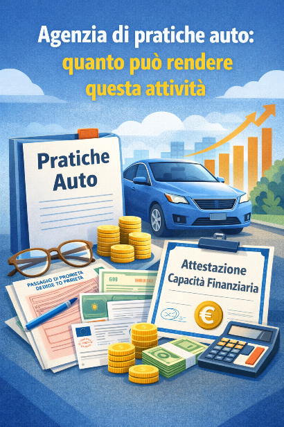 Attestanet - Agenzia di pratiche auto quanto può rendere questa attività