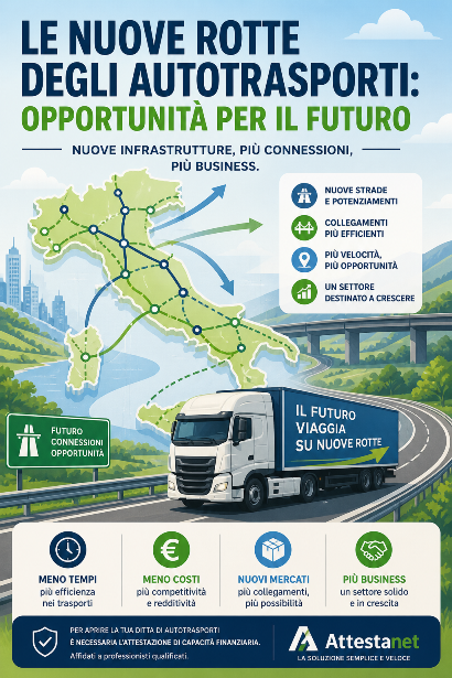 Attestanet - Le nuove rotte degli autotrasporti